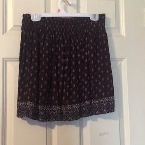 Diamond Pattern Mini Skirt